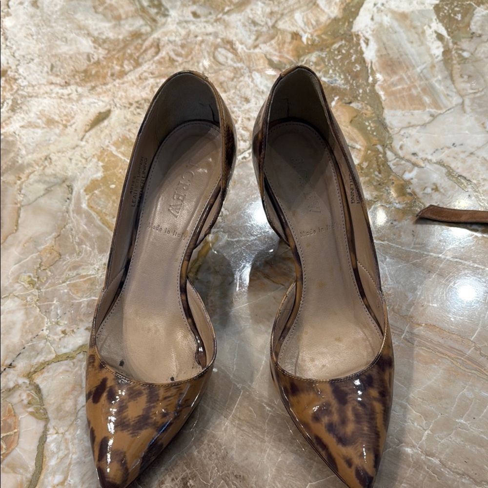 J. Crew Brown Heels Classic Pointed-Toe Pumps